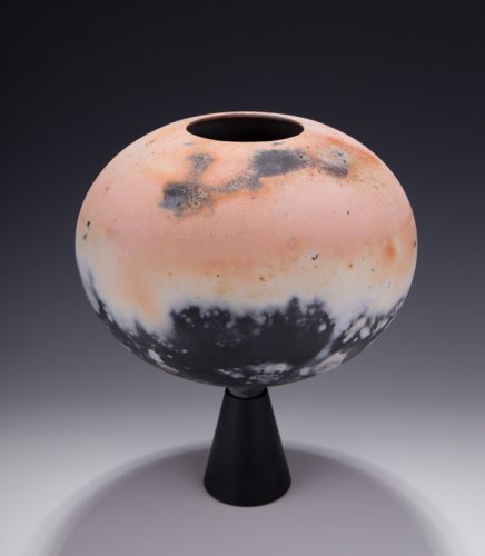 Saggar Fired Chalice by Mary Fox