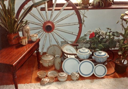 Mary Fox, James Bay apartment, early stoneware, 1981.