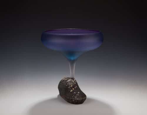 Purple Glass Chalice