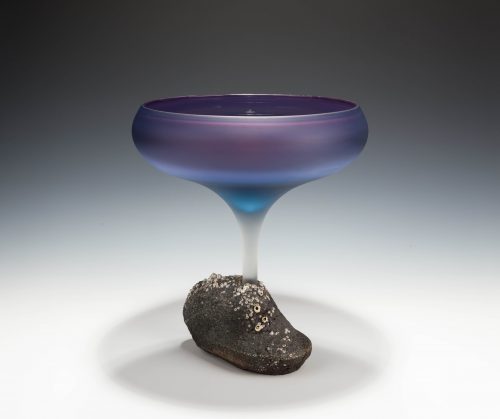 Purple Glass Chalice
