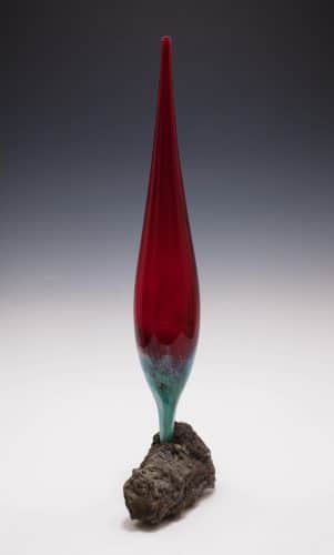 Fiery Eruption Glass