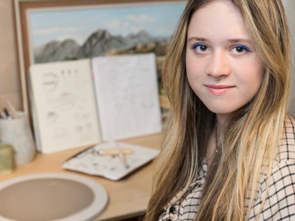 Sitting at the wheel